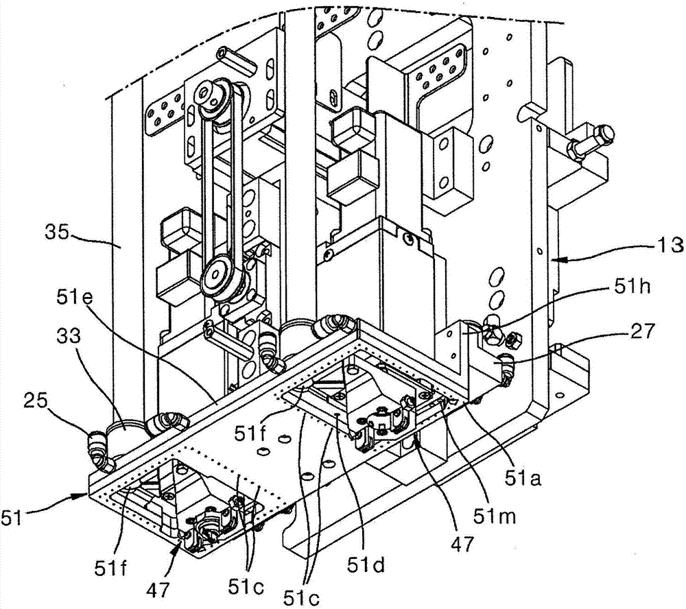 A particulate removal device for brittle board scribers