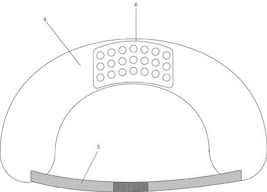 LED physiotherapy instrument for treating allergic rhinitis and application method thereof