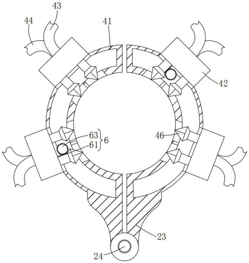 Ecological removing structure of reinforced concrete inner support and construction method thereof