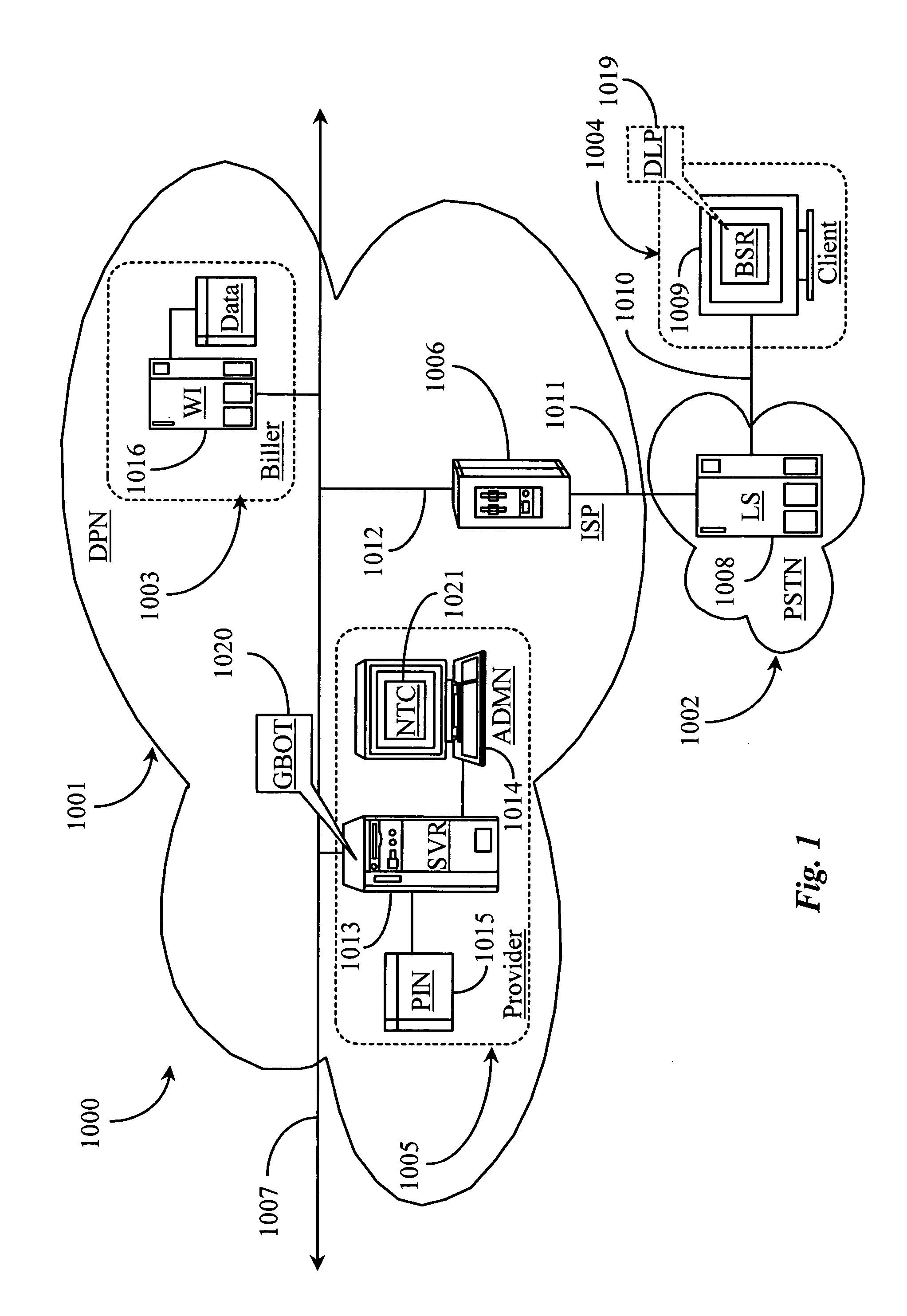Method and system for verifying state of a transaction between a client and a service over a data-packet-network
