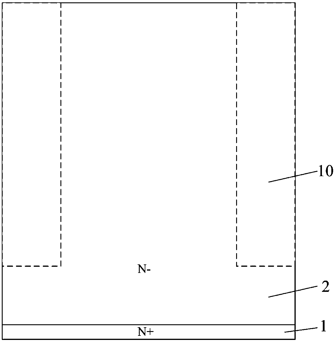 Trench gate super-junction MOSFET device and preparation method therefor