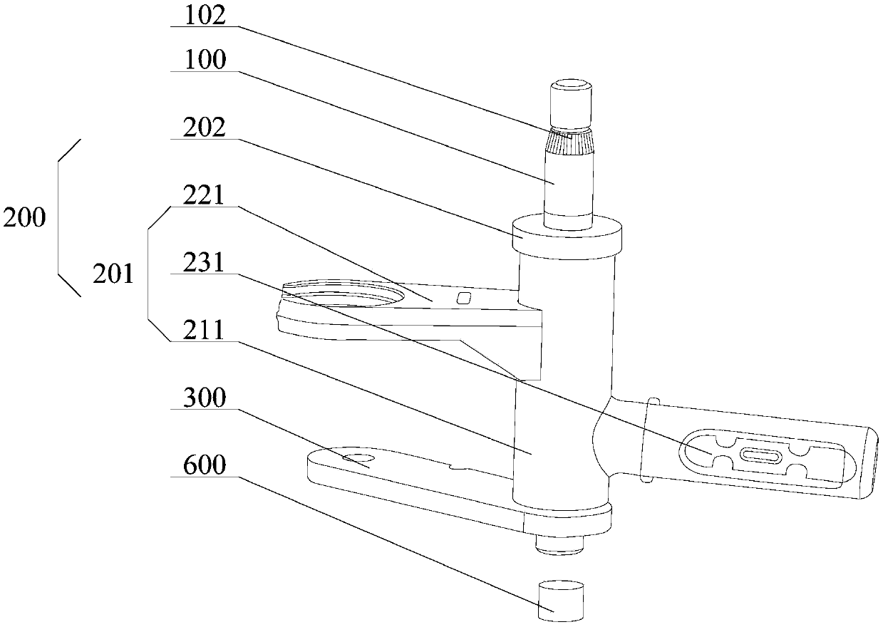 Wiper shaft assembly structure and automobile