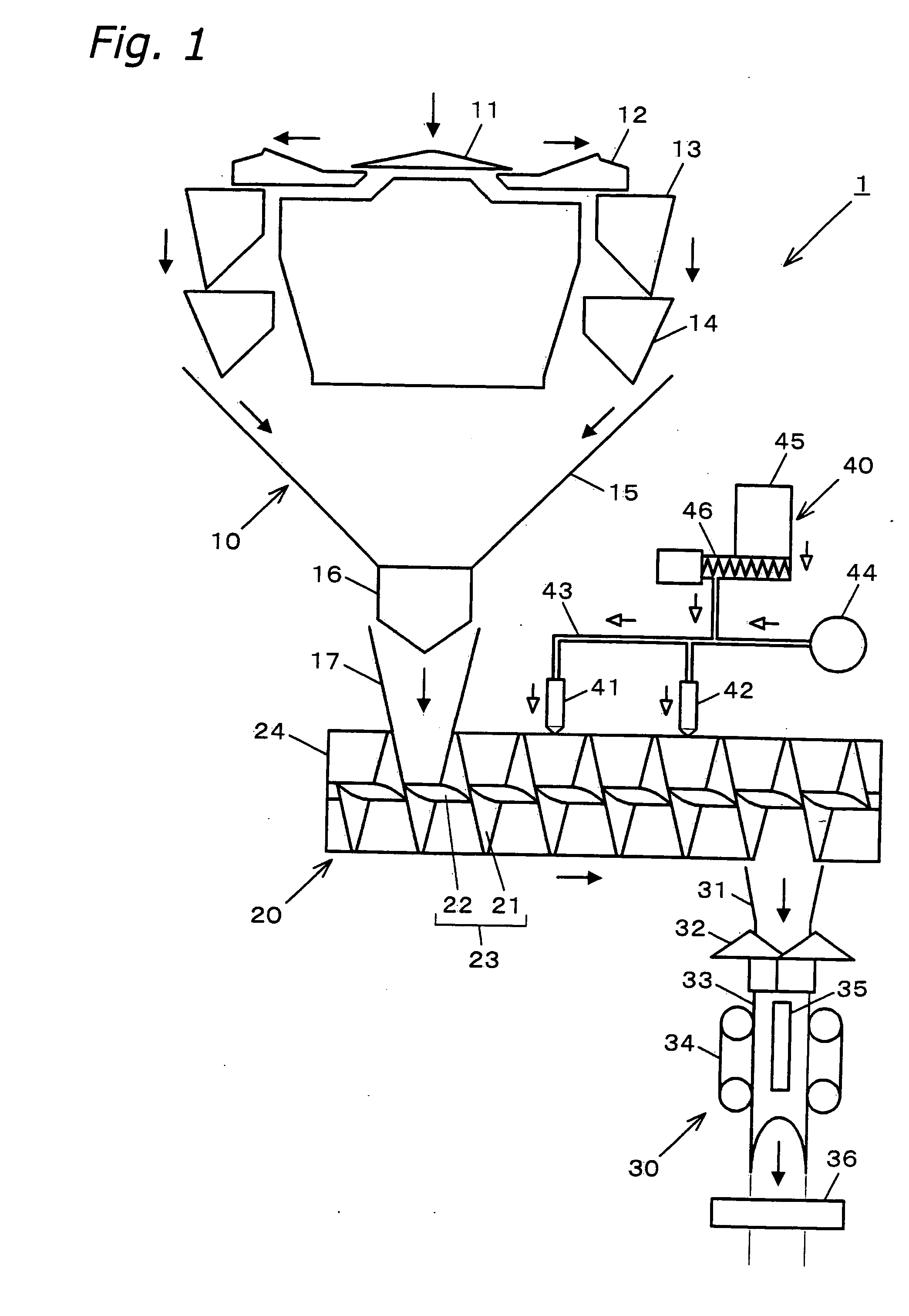 Seasoning device and commodity production system with the device