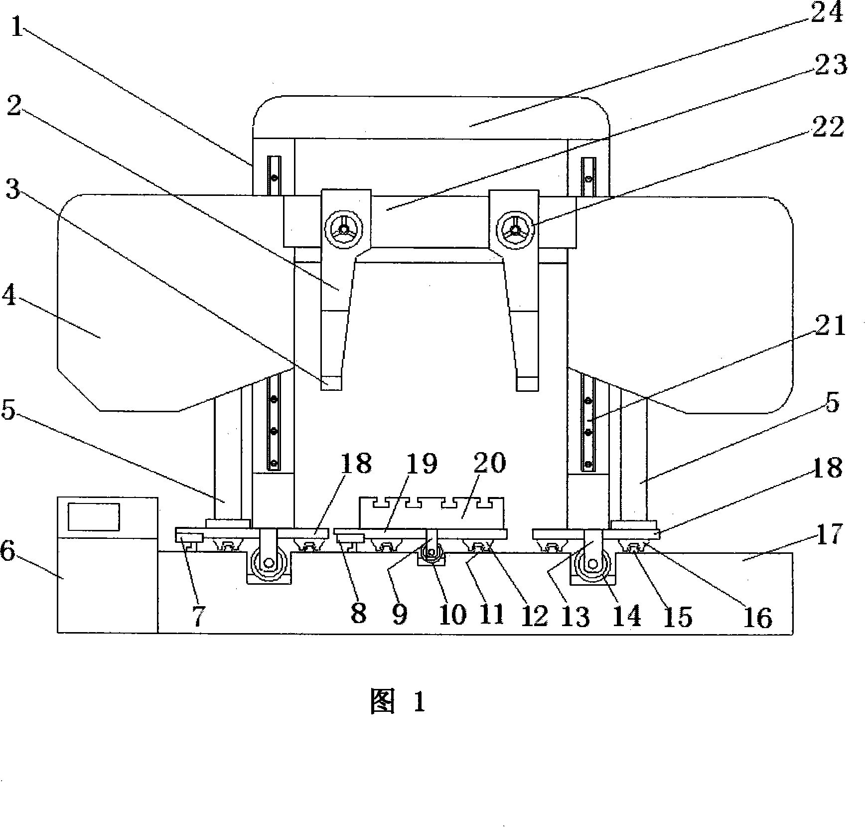 Numerically controlling vertical-horizontal saw cutting metal belt band saw