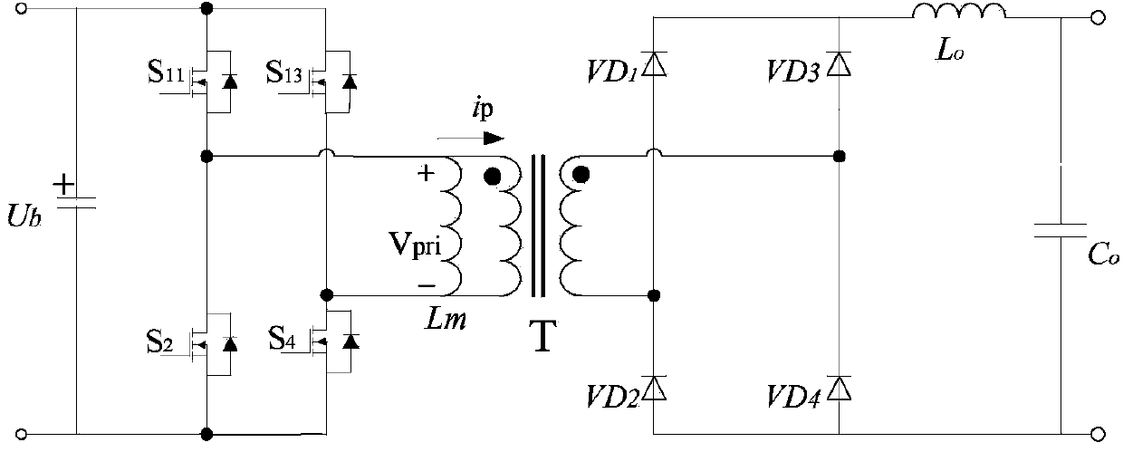 Three-input-isolation DC/DC converter