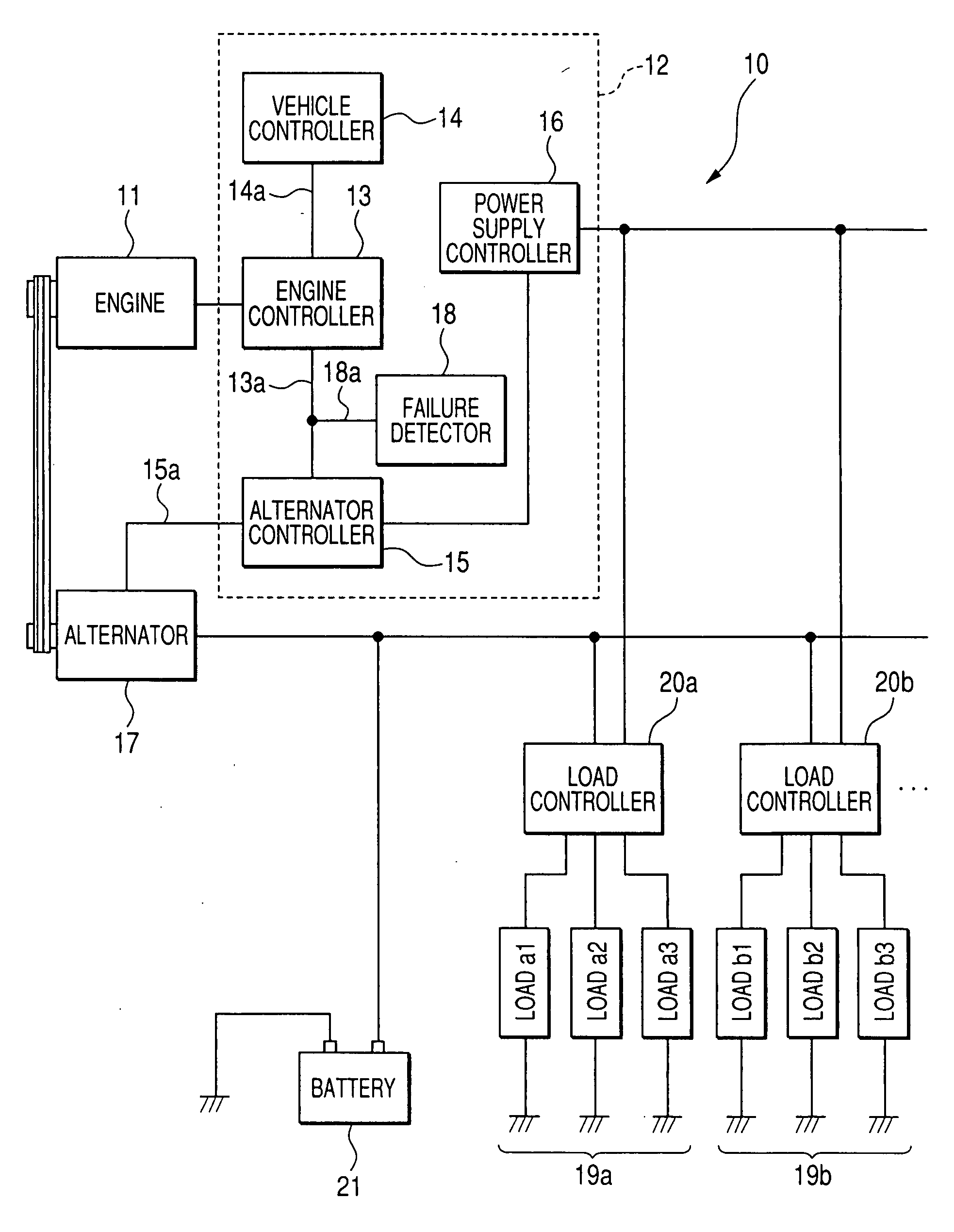 Control system for engine with auxiliary device and related engine control method