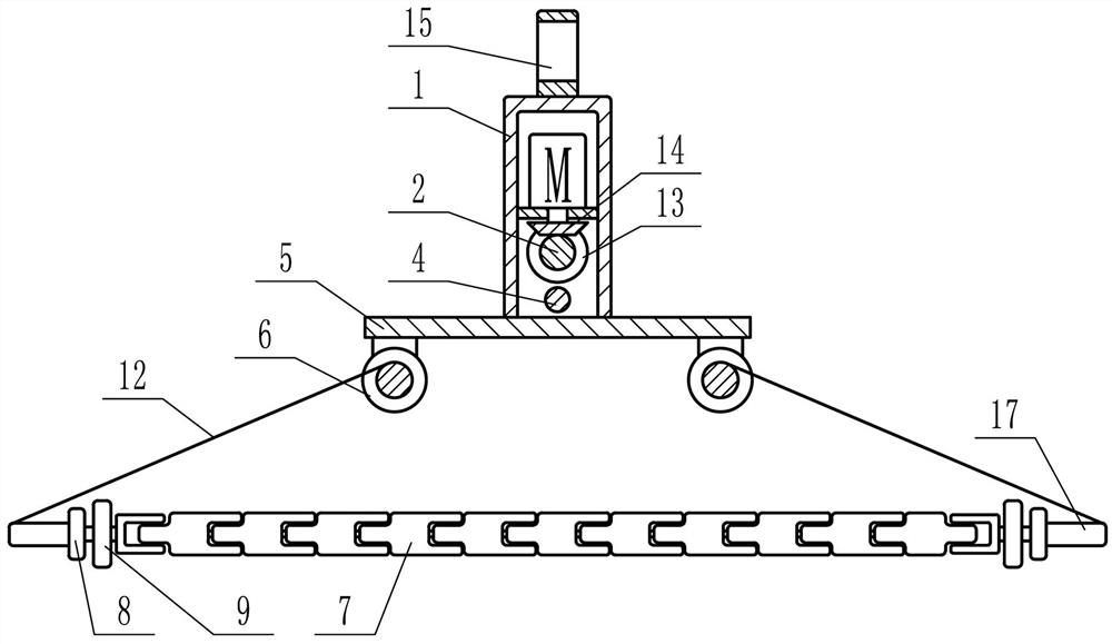 Steel pipe hoisting device for building construction