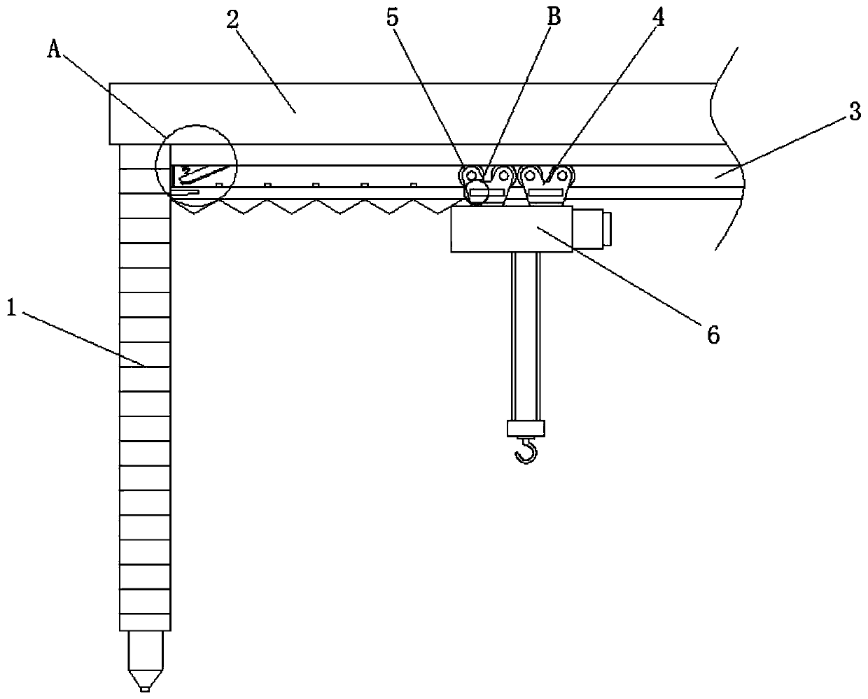 Anti-collision device for gantry cranes