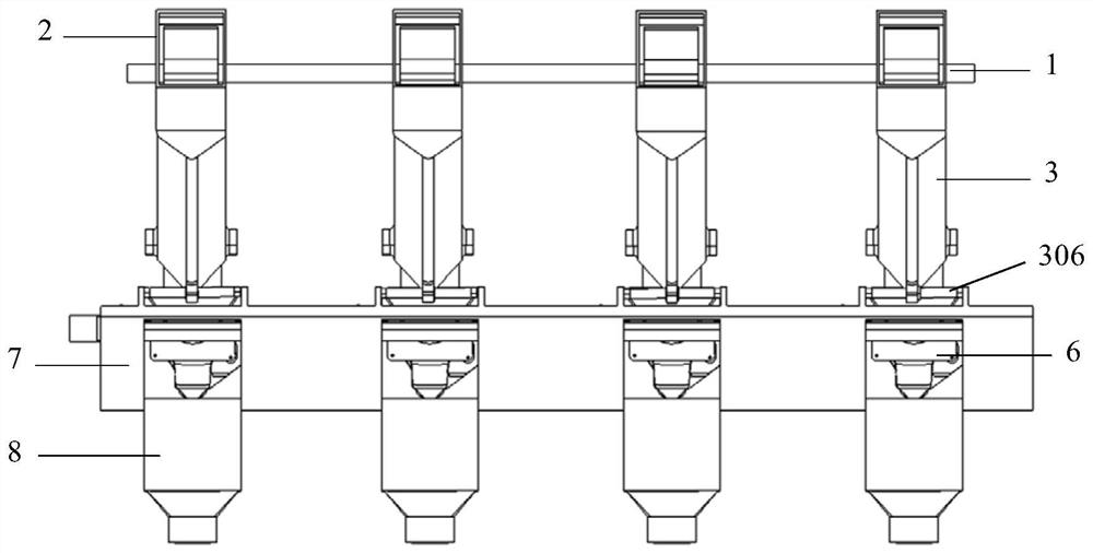 Directional sowing device and method for garlic based on machine vision