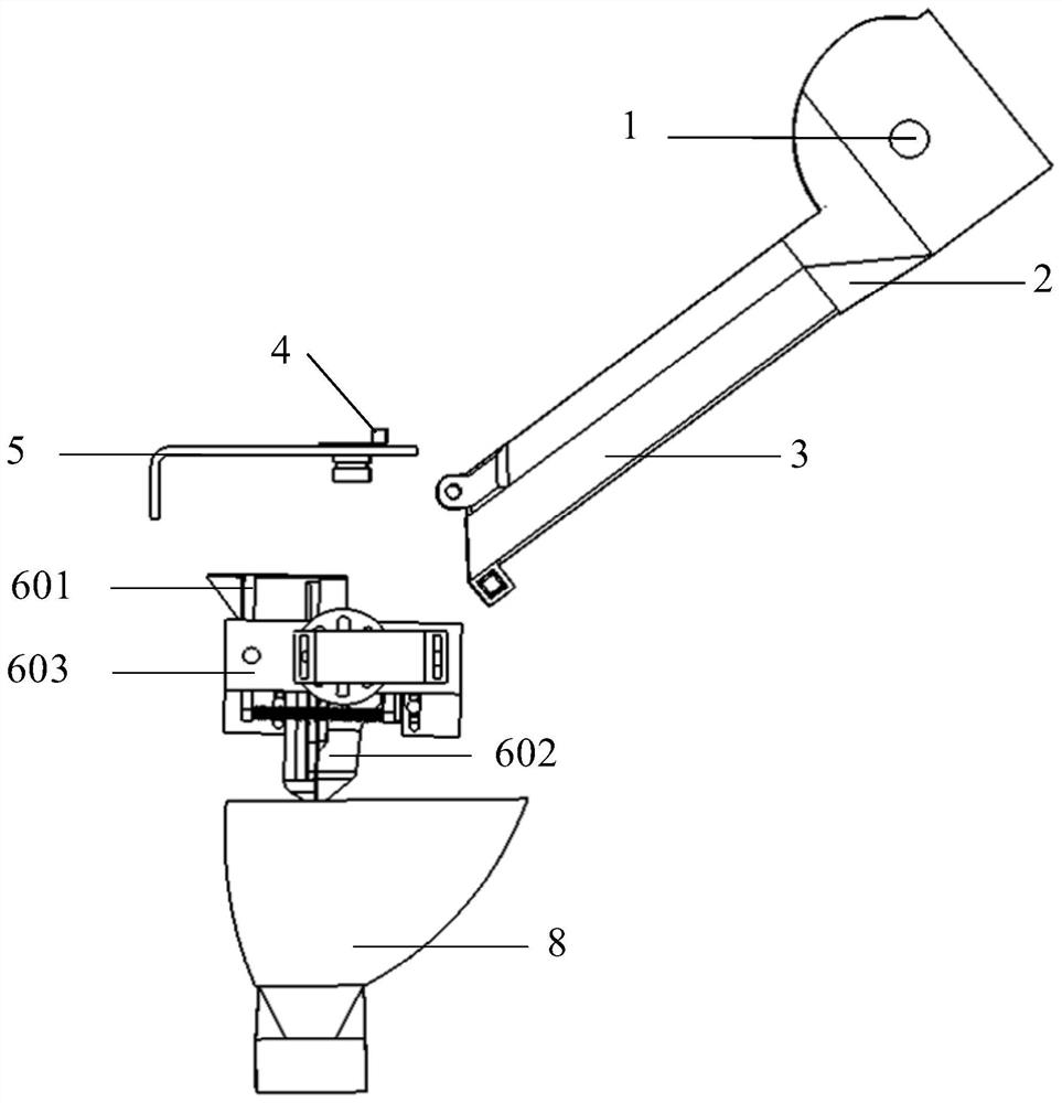 Directional sowing device and method for garlic based on machine vision