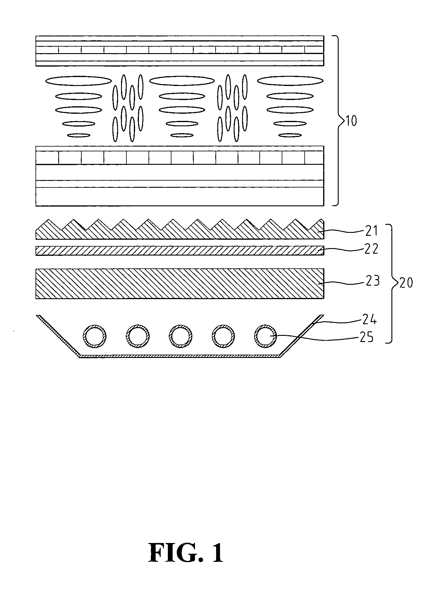 Backlight module for LCD monitors and method of backlighting the same