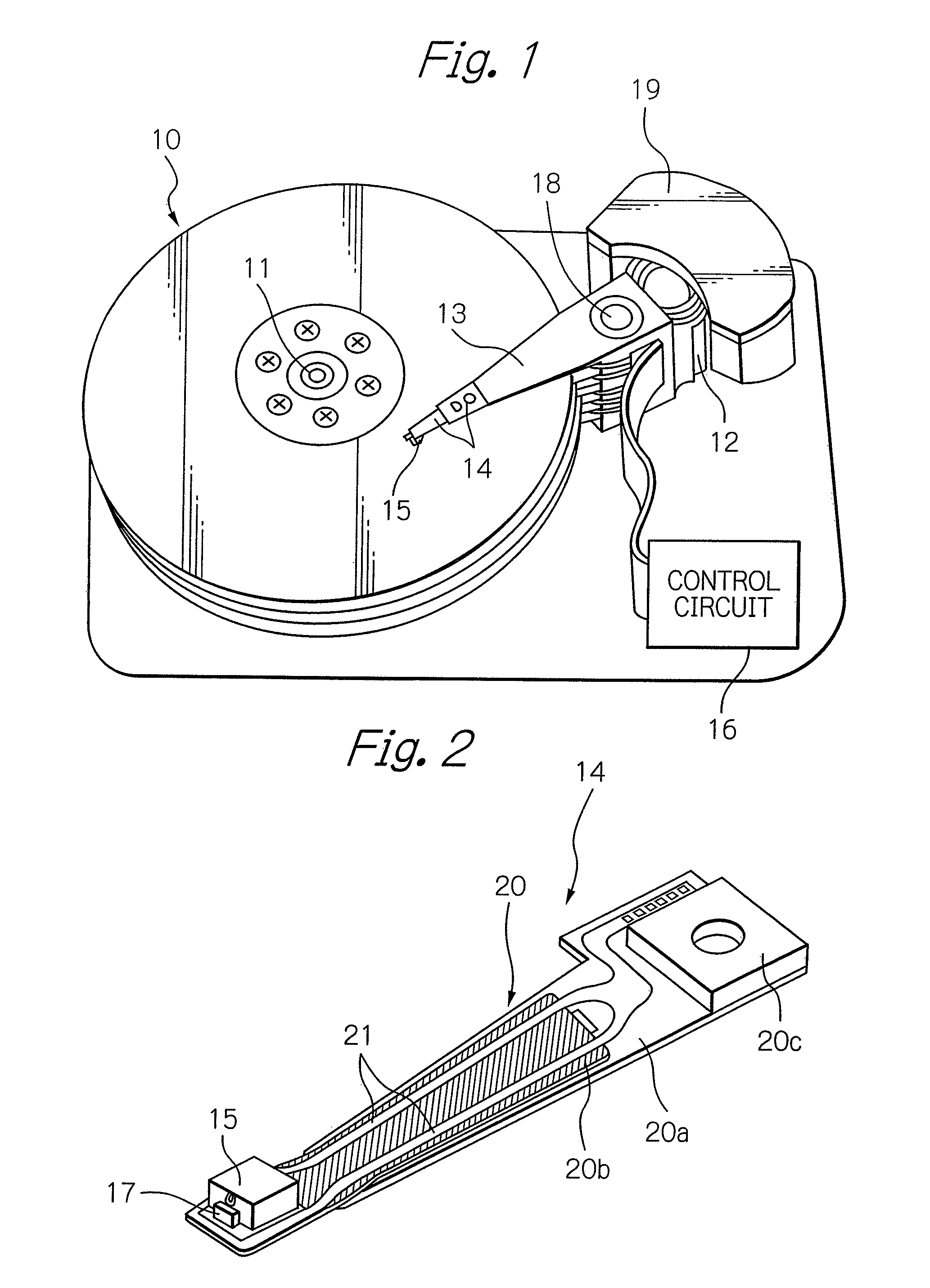 Thermally-assisted magnetic recording head with plane-emission type light source