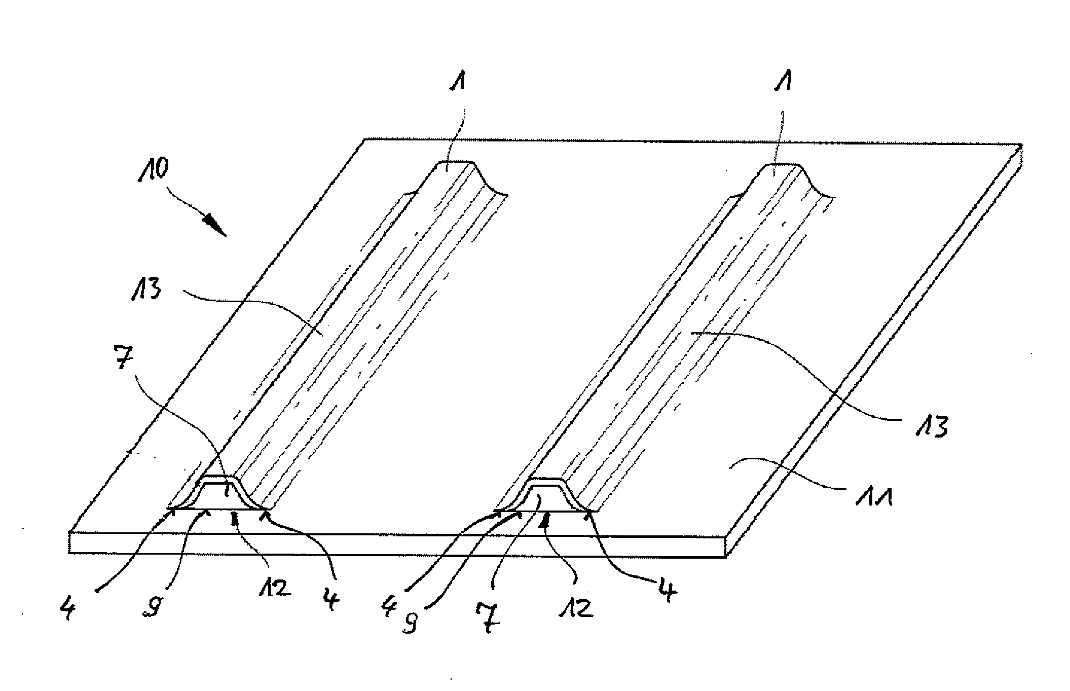 Method for producing a fibre composite component for air and space technology