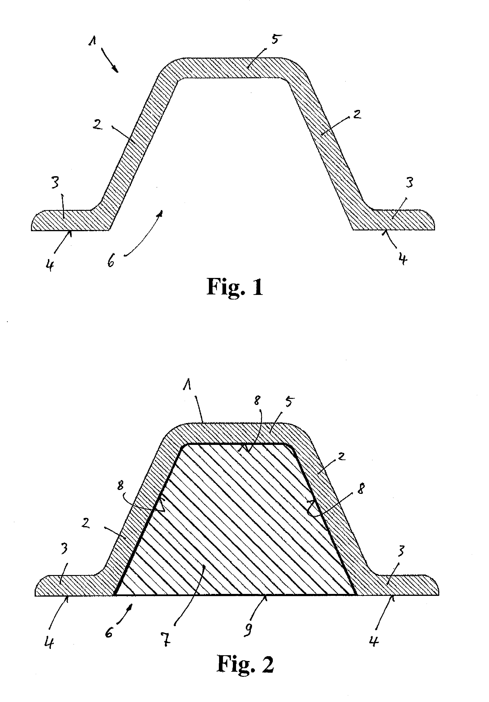 Method for producing a fibre composite component for air and space technology