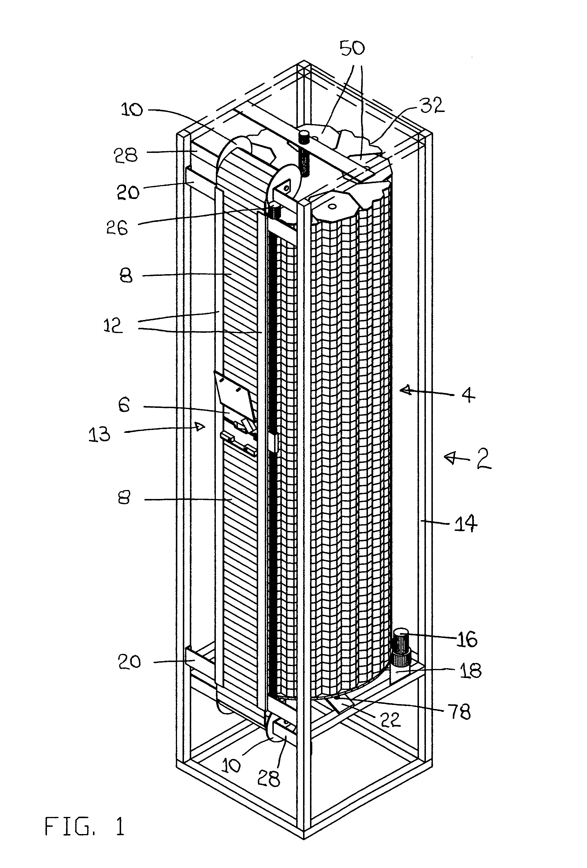 High-density disk storage and retrieval cylinder