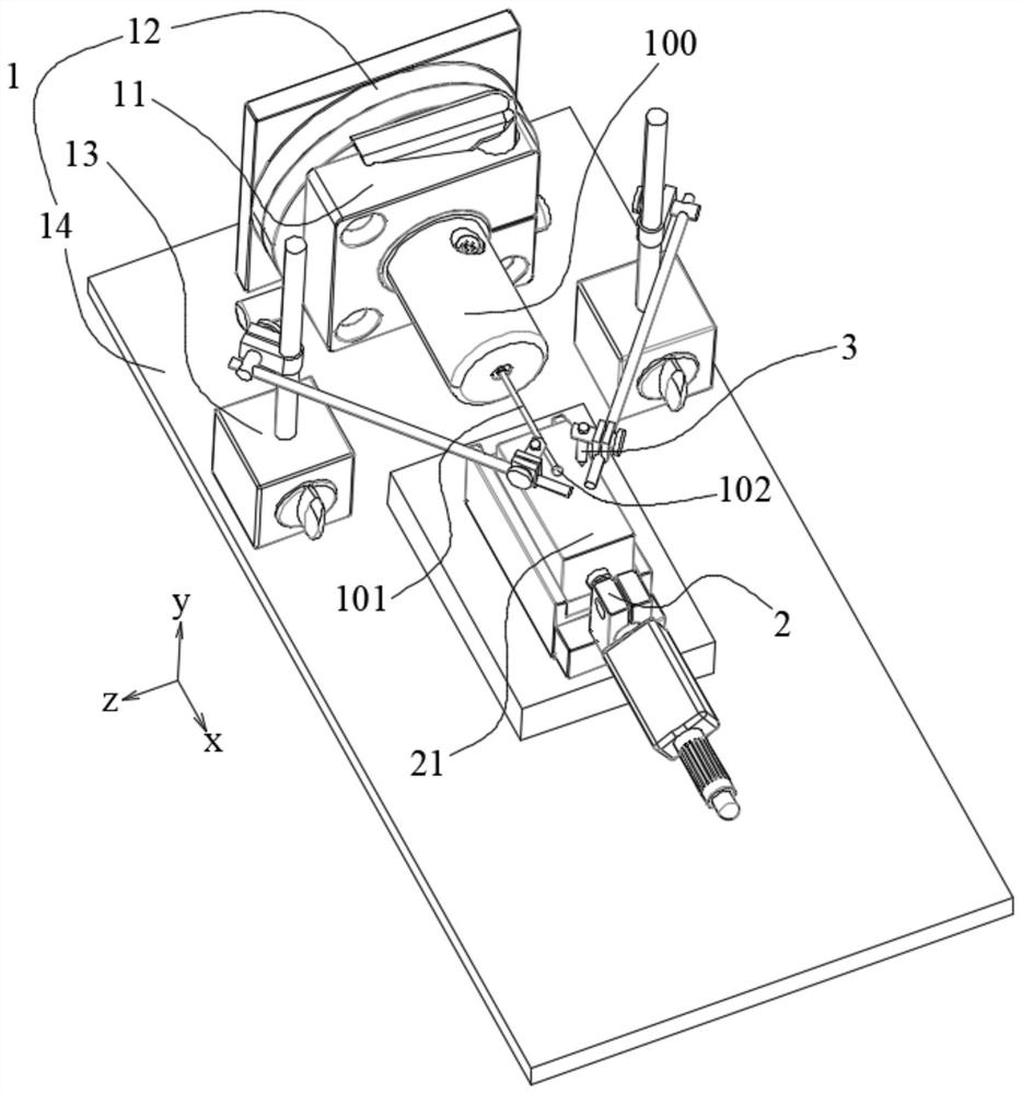 Electric trigger type soft probe calibration device and calibration method