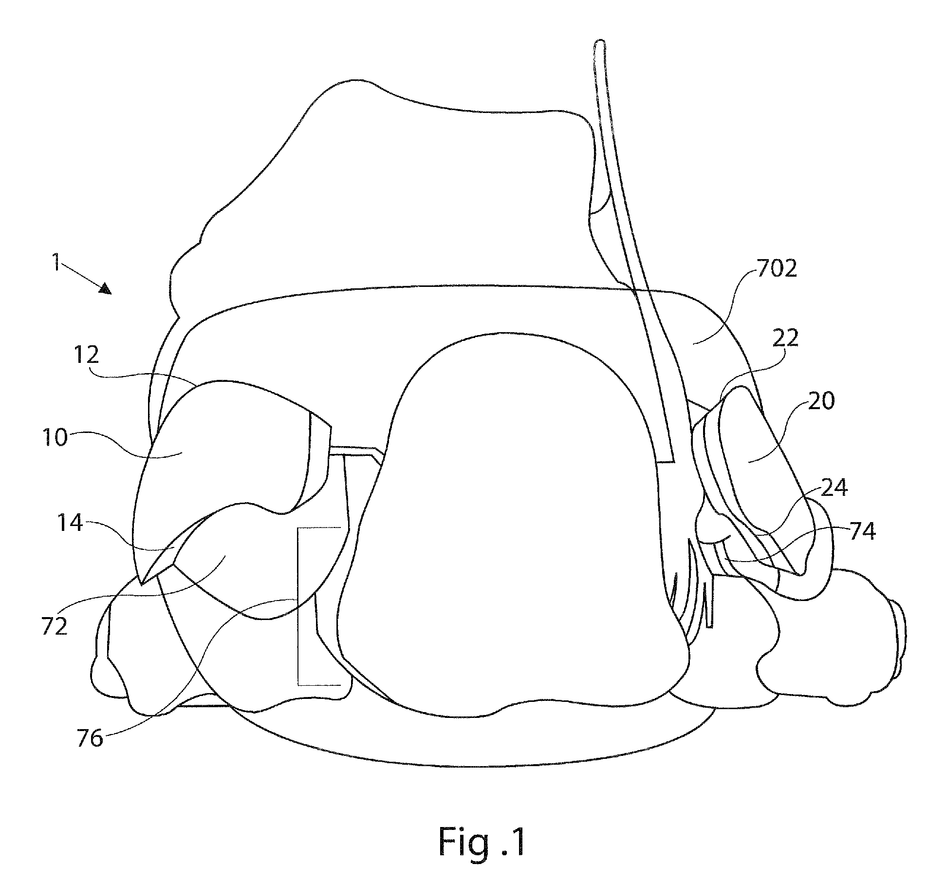 Heel stabilizer for footwear