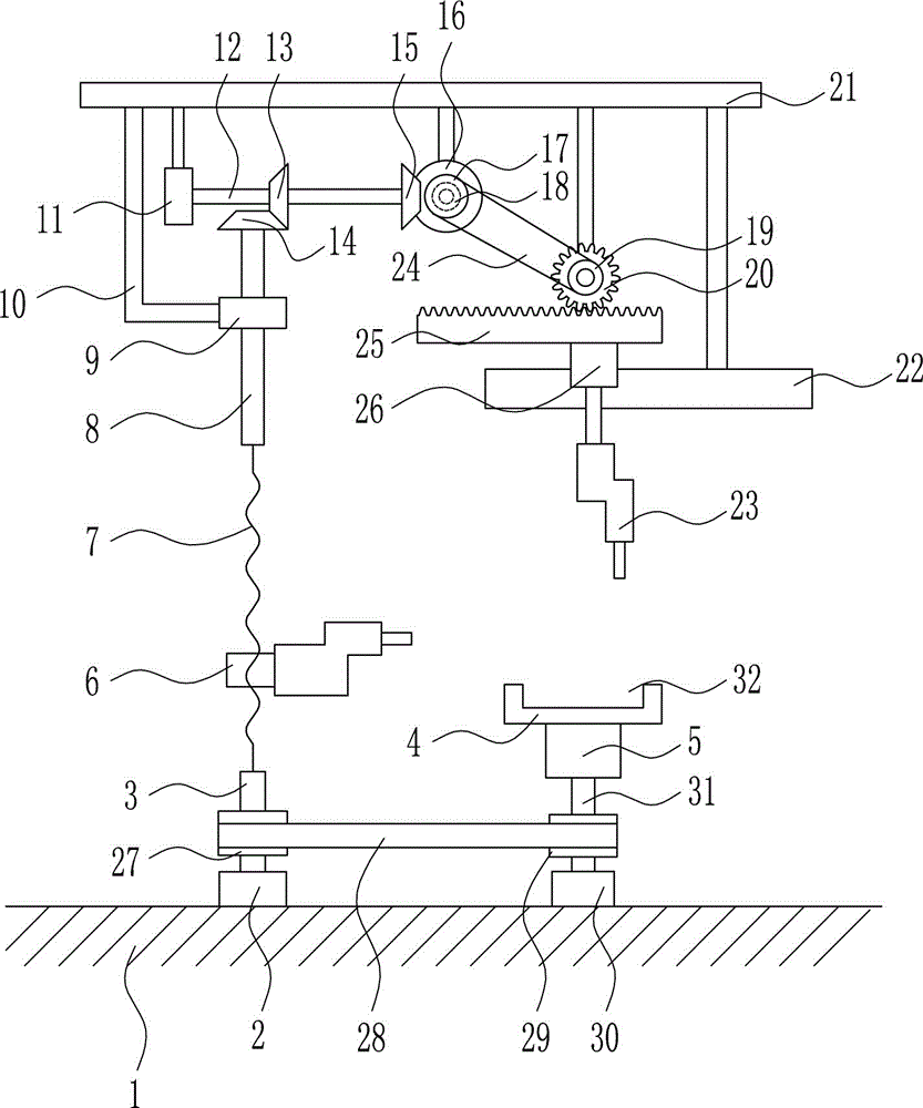 High-efficiency paint spraying device for centrifugal machine for sewage treatment