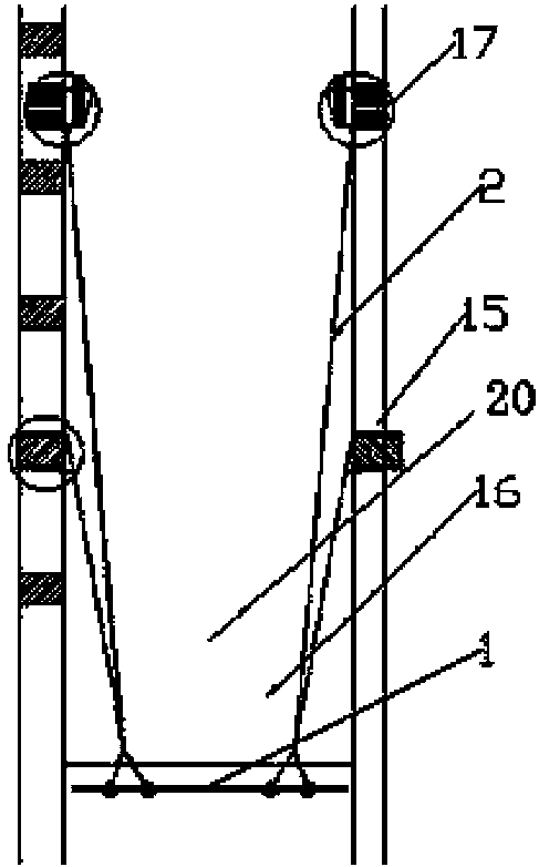 Protective structure for construction of core tube inside high-rise building