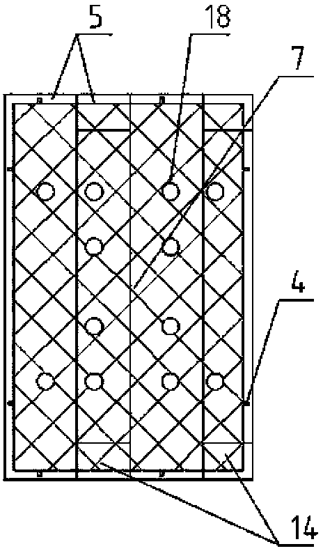 Protective structure for construction of core tube inside high-rise building