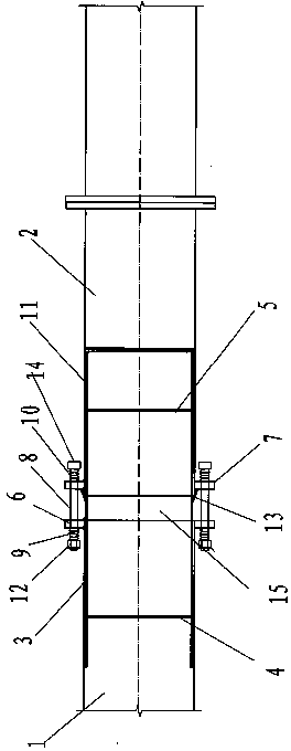 Single-tube beam capable of releasing temperature stress and suitable for transformer substation continuous rigid frame
