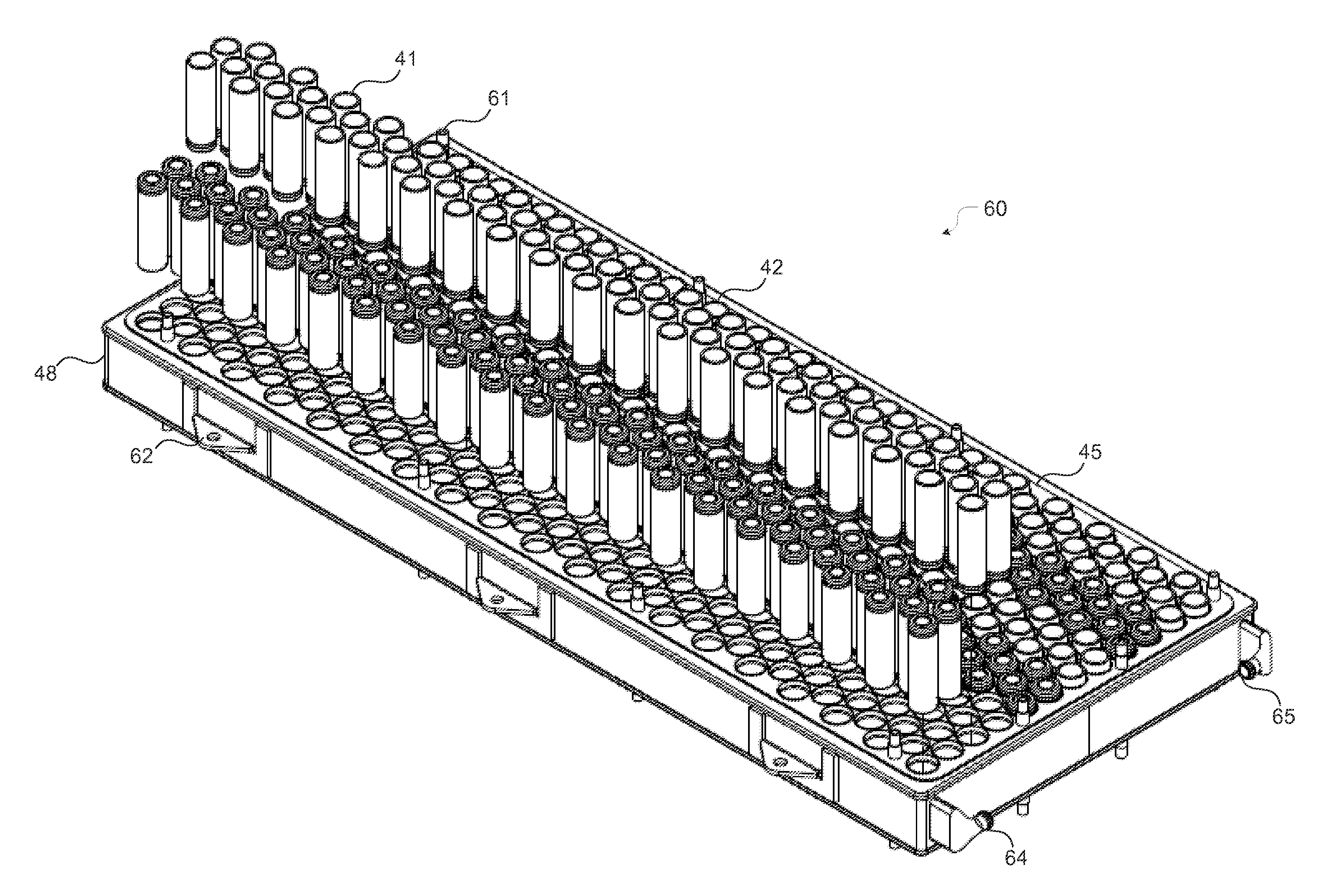 Vehicle Battery Module with Cooling and Safety Features