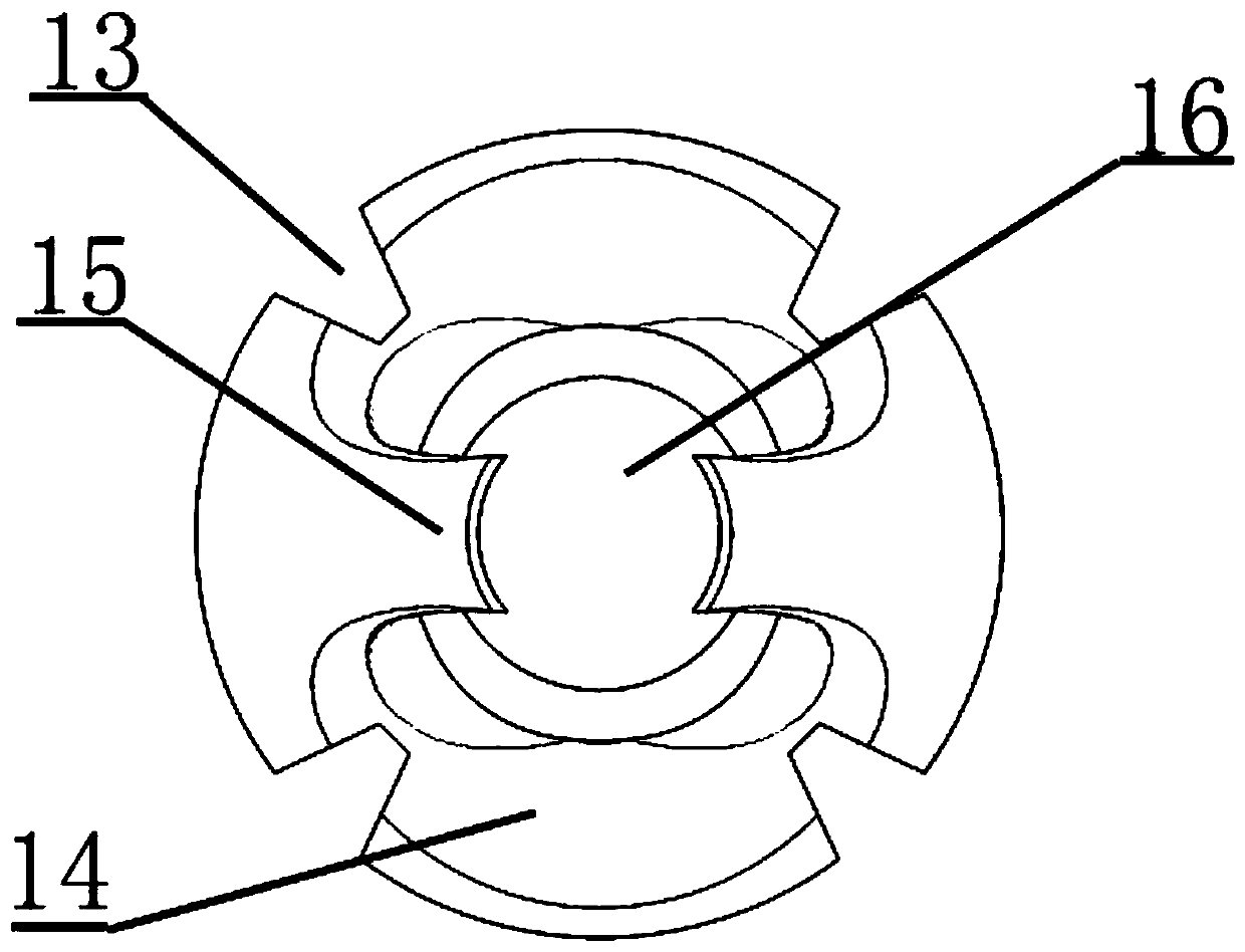 Three-dimensional diamond inlaid opening