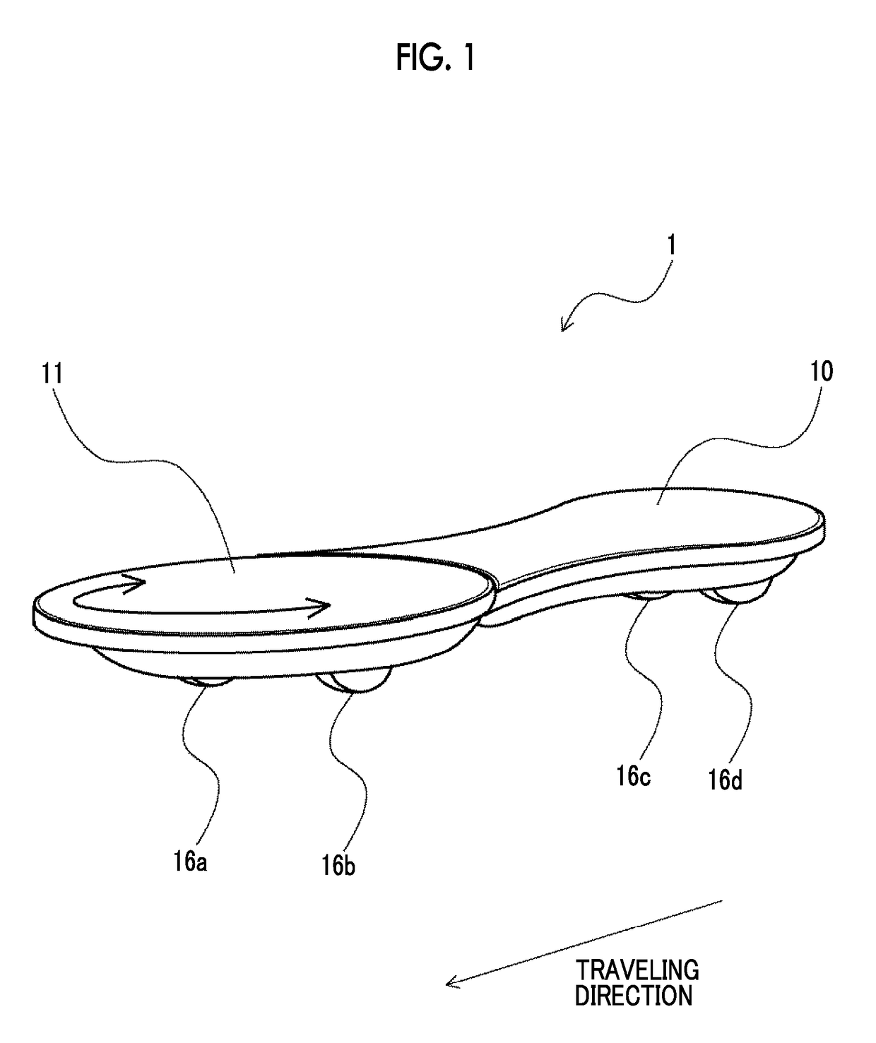Standing-ride type moving device