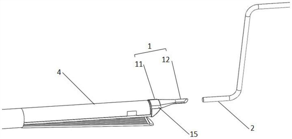 Guiding structure of minimally invasive surgery cutting anastomat