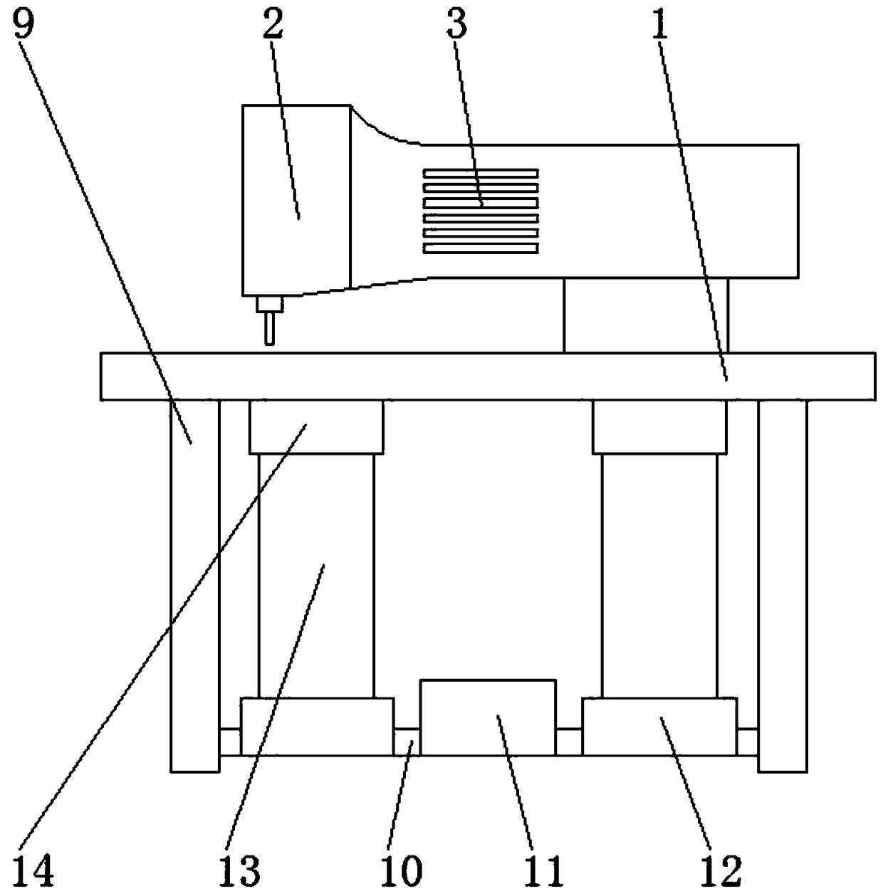 Sewing machine with high comfort degree