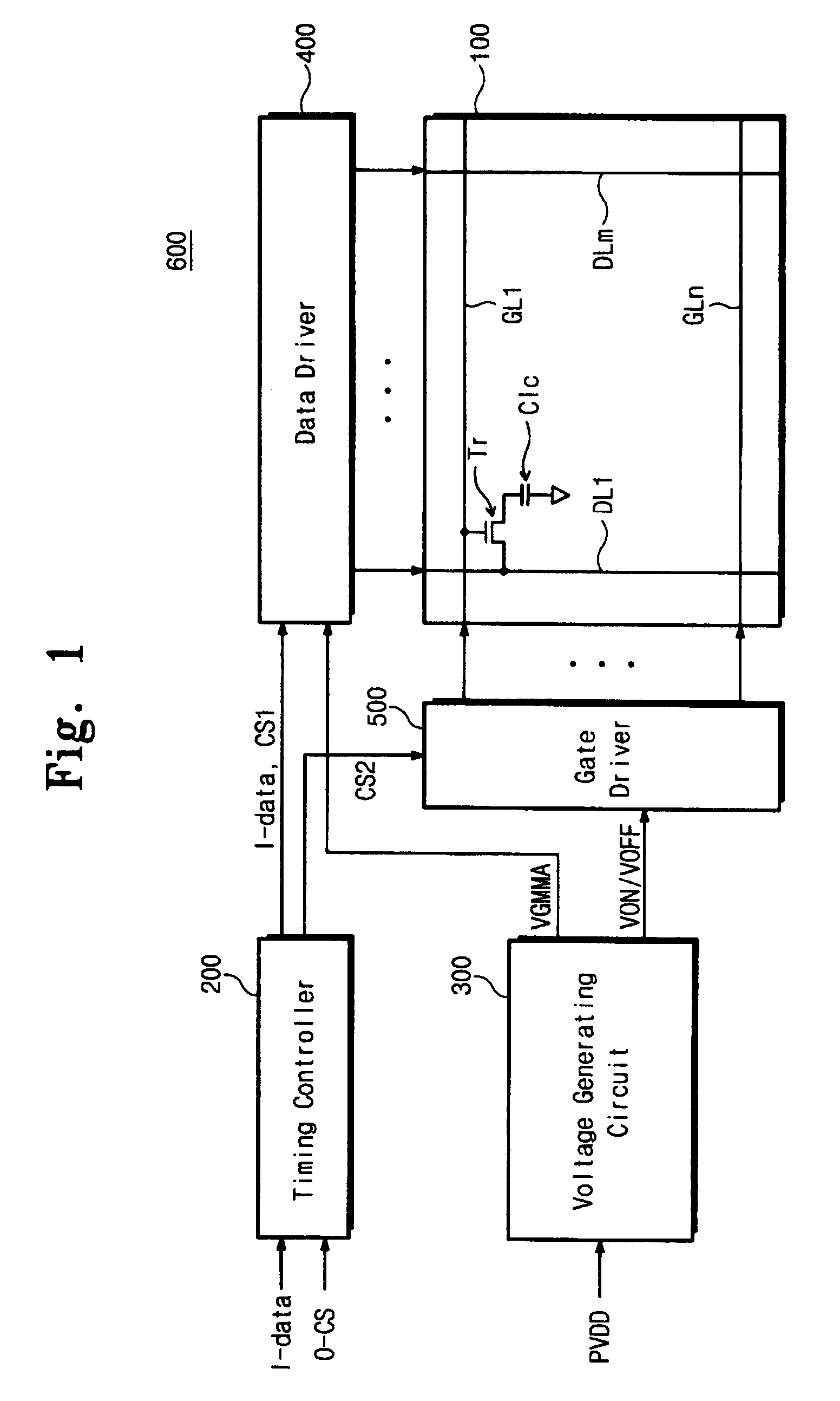 LCD voltage generating circuits