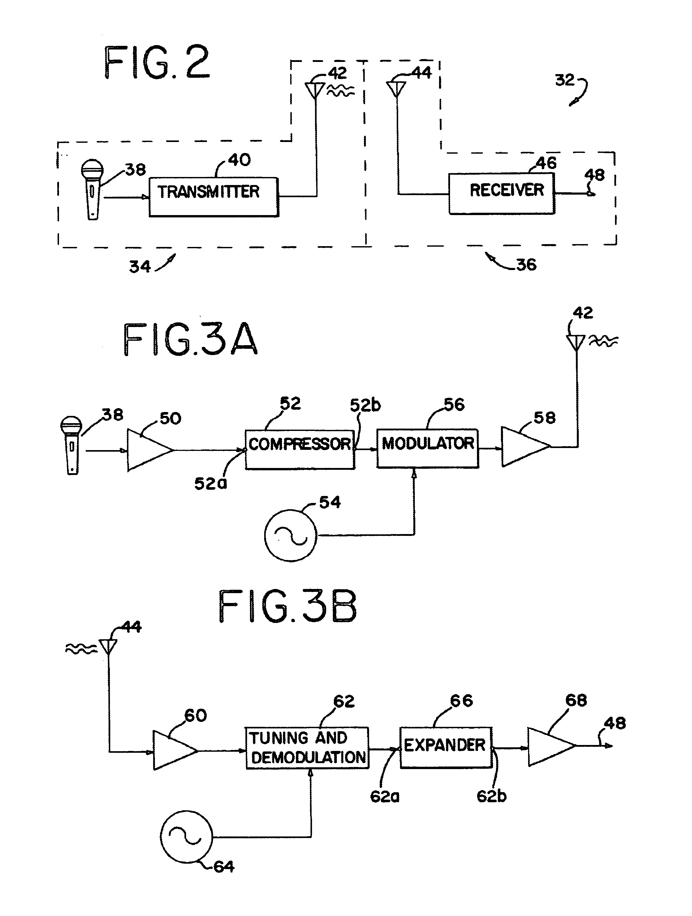 Wireless microphone having a split-band audio frequency companding system that provides improved noise reduction and sound quality