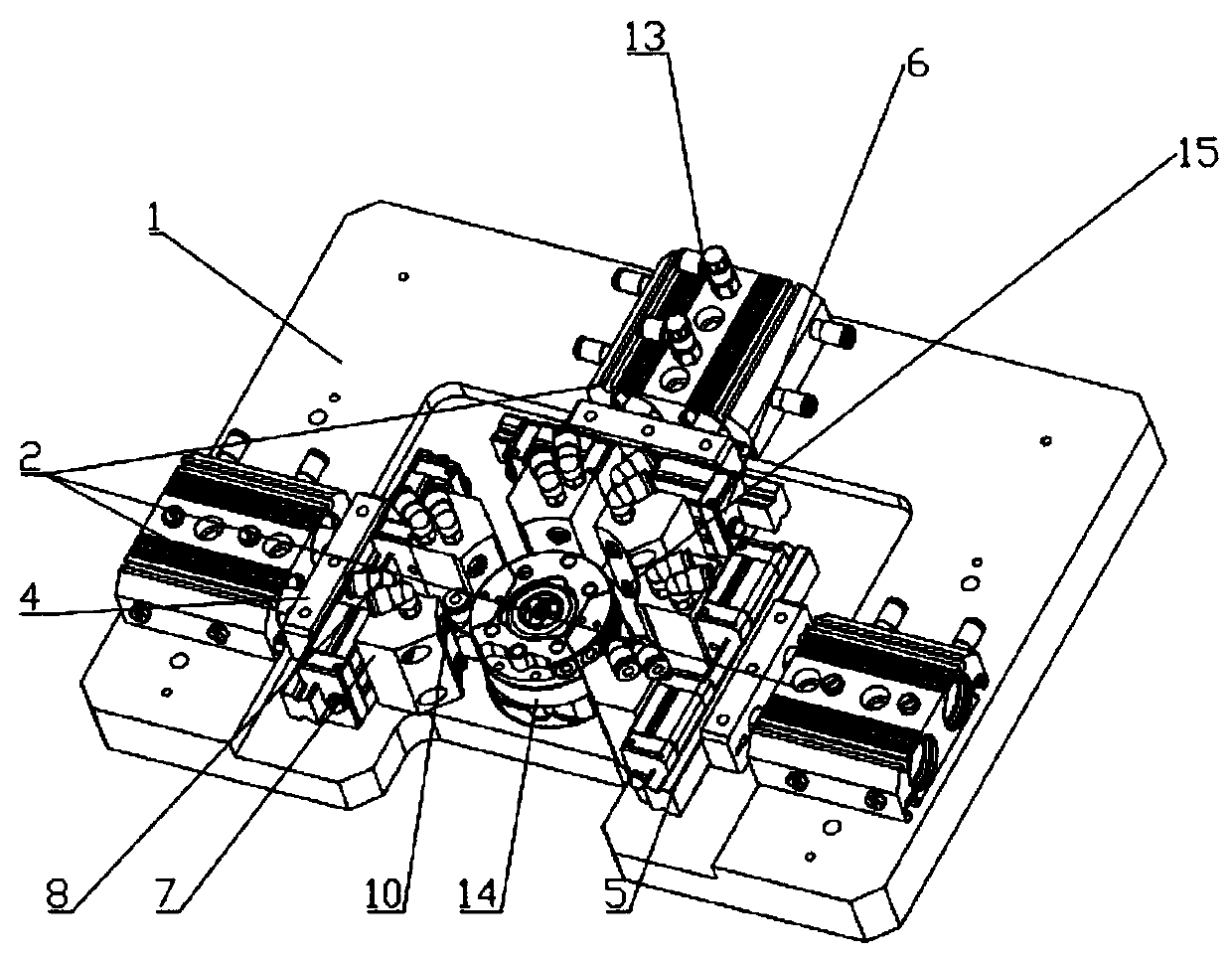 Multi-joint automatic quick-change clamp tray quick inspection device