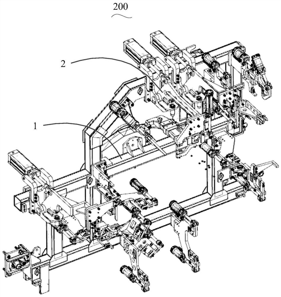 Automobile Assembly Handle Positioning System