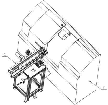 Automatic feeding machine for screwing threads