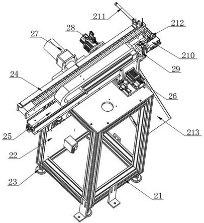 Automatic feeding machine for screwing threads