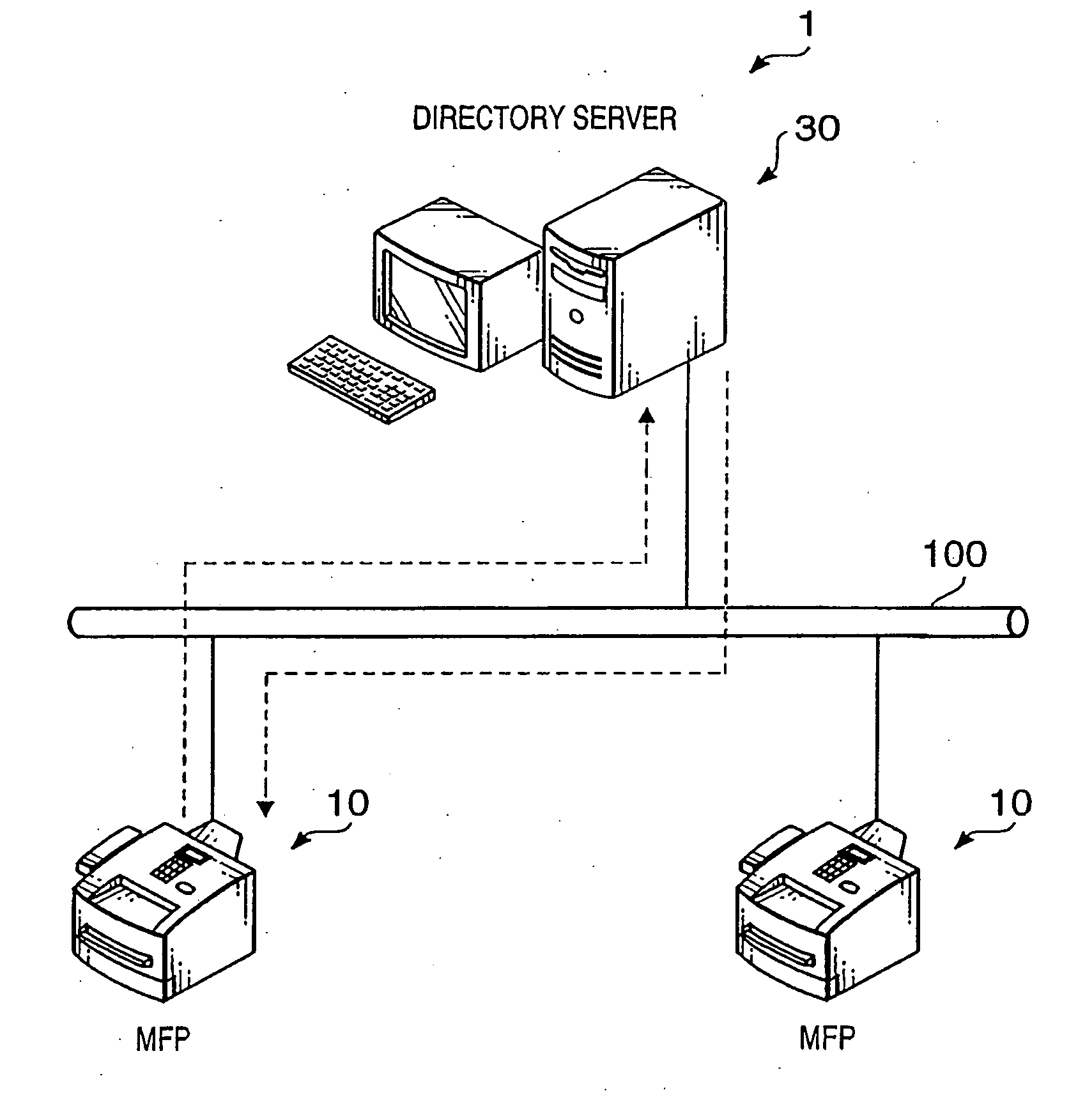 Device, program, method and system for data transmission