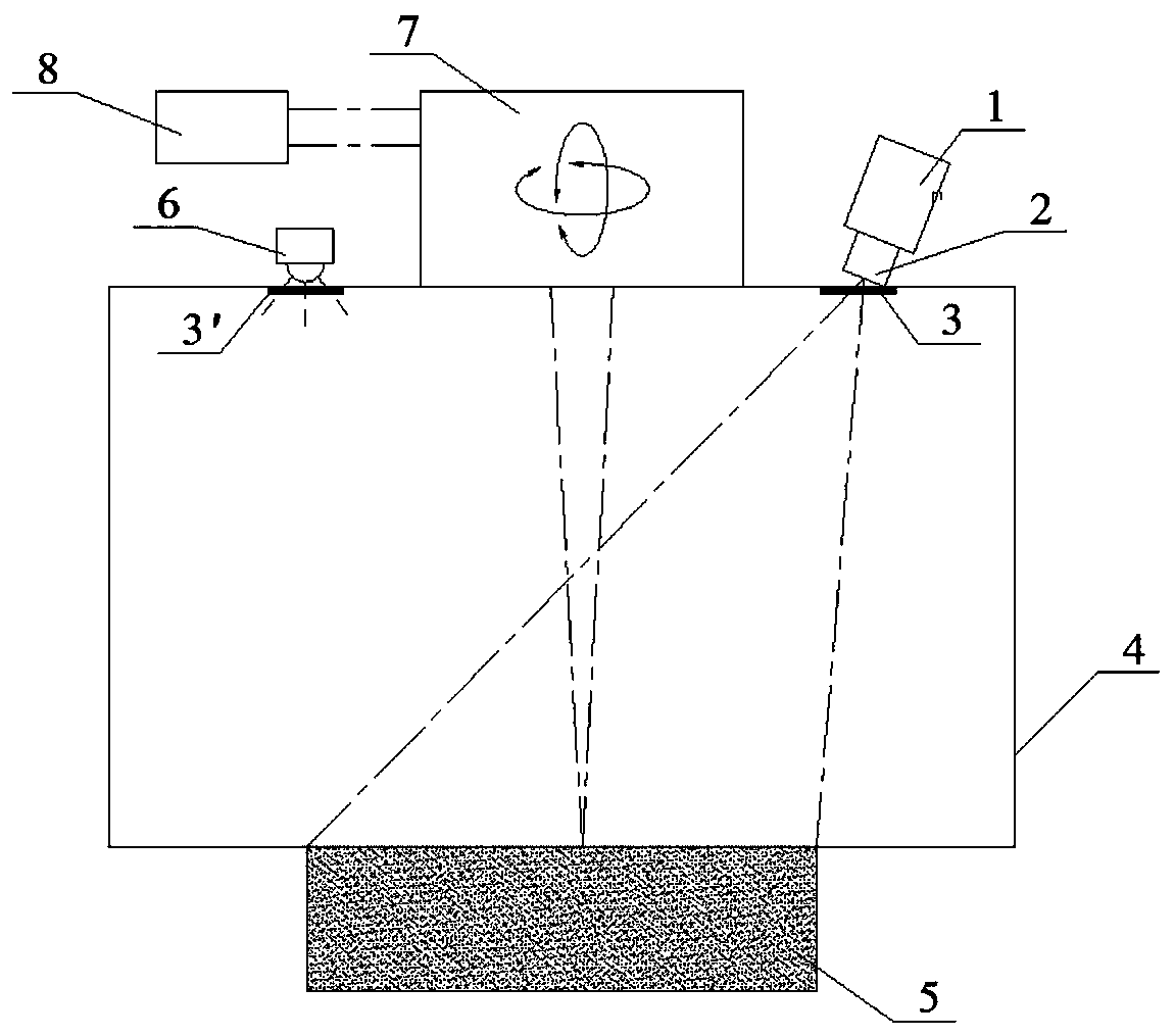 A visual online detection method and system for powder coating quality of laser selective melting forming