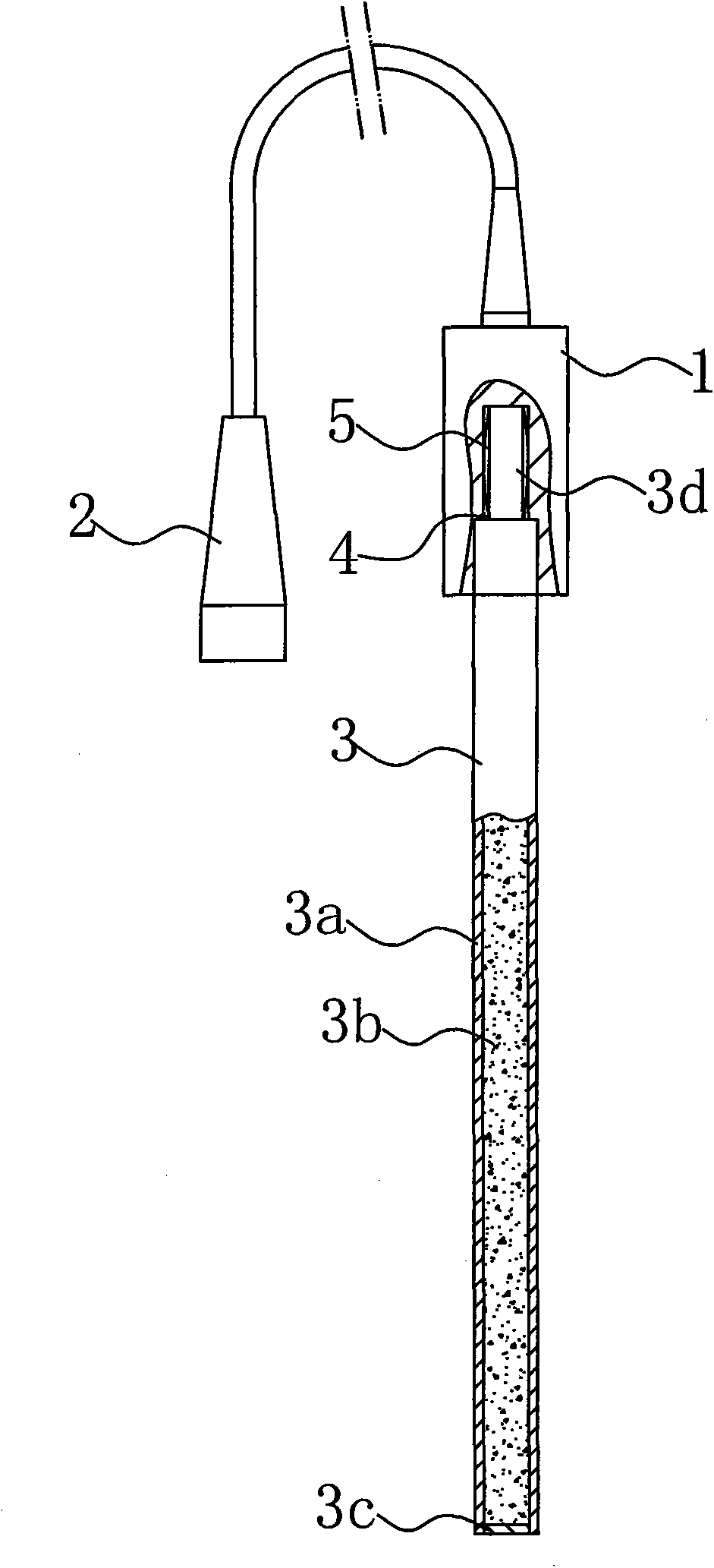 Combined ion testing electrode device