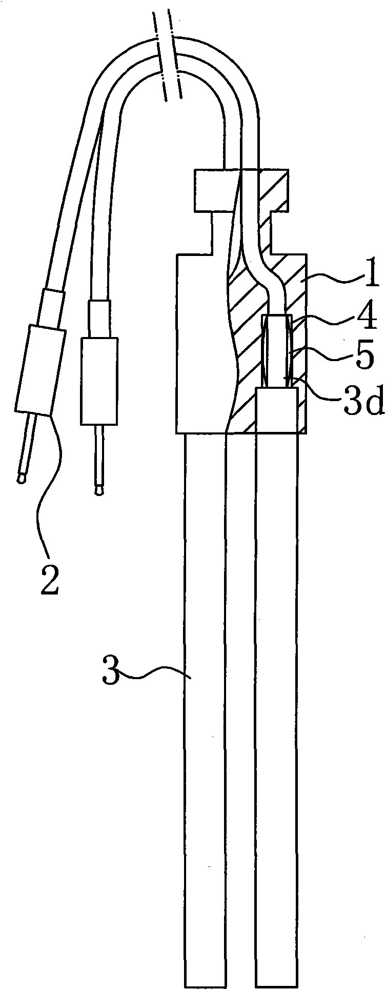 Combined ion testing electrode device