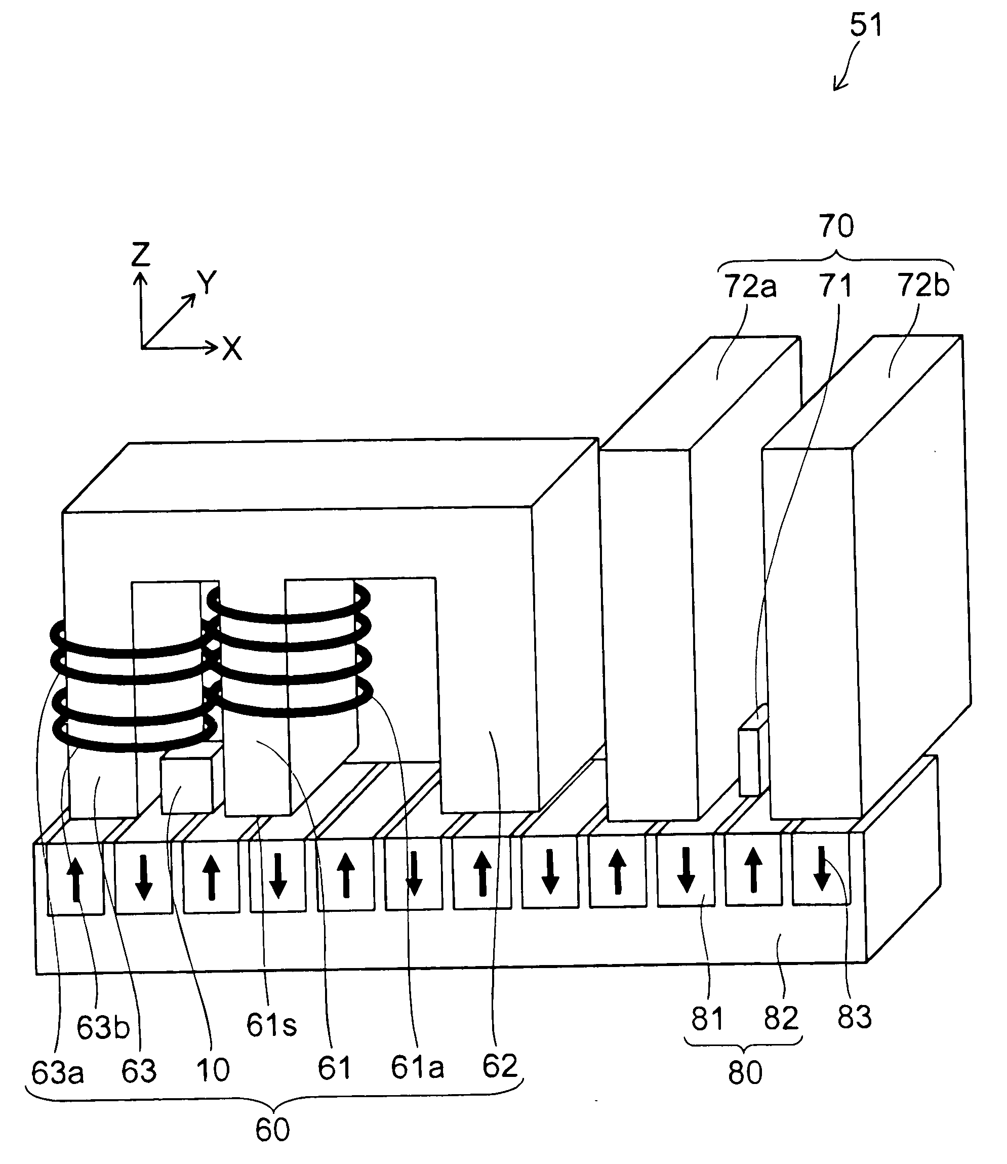 Magnetic recording head, magnetic head assembly, magnetic recording apparatus, and magnetic recording method