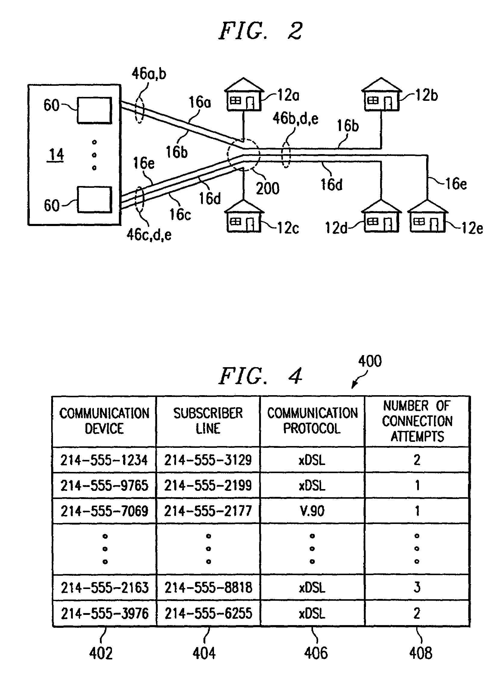 System and method for determining the transmit power of a communication device operating on digital subscriber lines