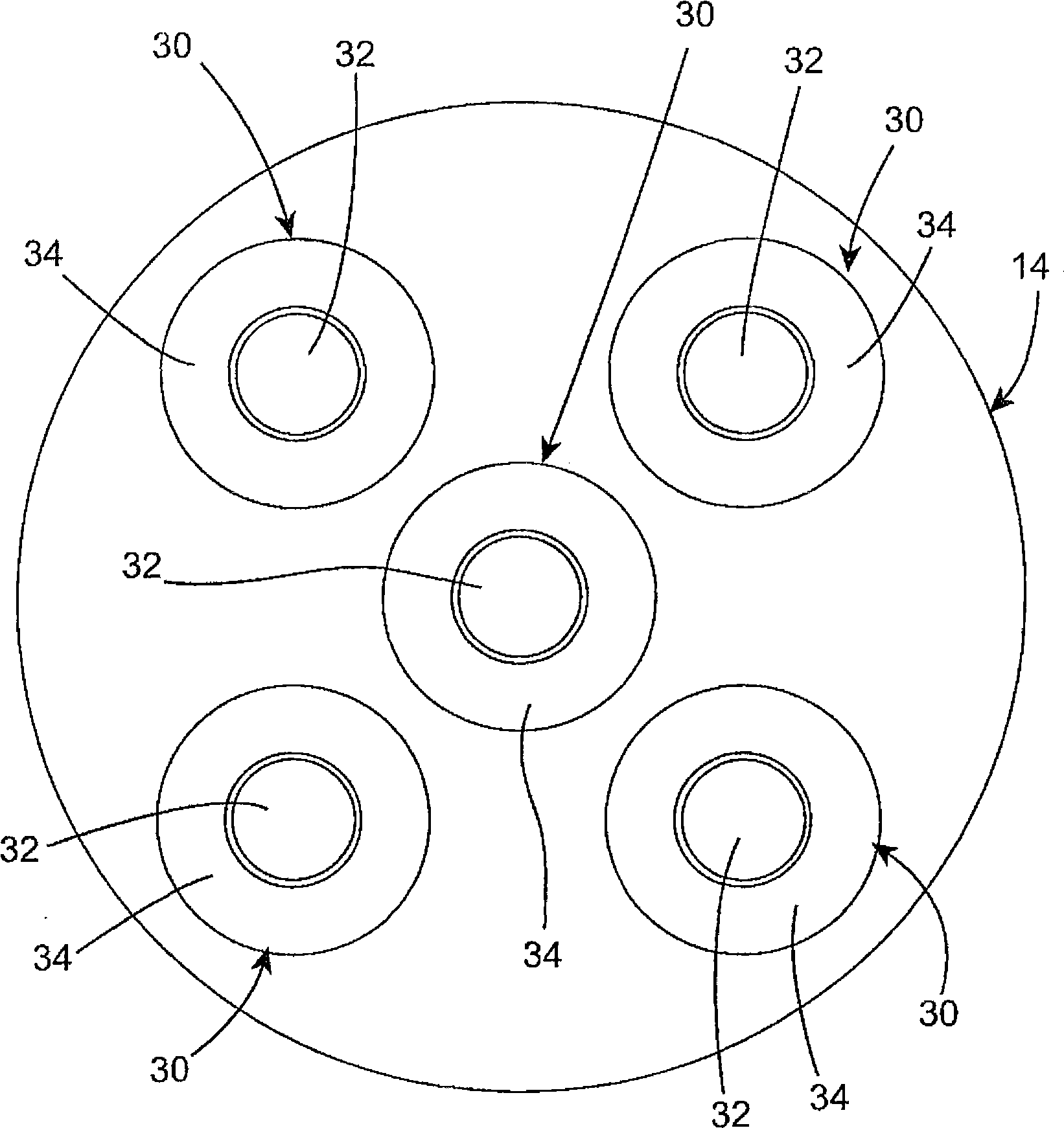 Method for the controlled purging of the fuel feeding system in the combustor of a gas turbine engine