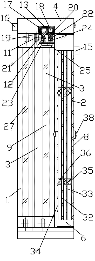 Automatic mosquito killing window device