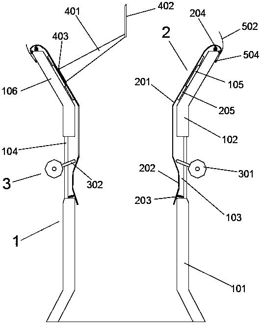 Upper and lower split anti-blocking type coal falling cylinder