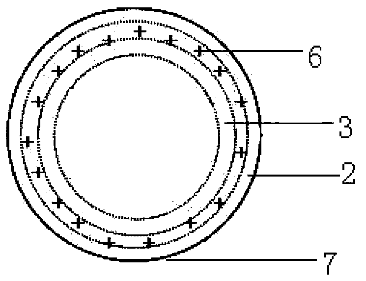Sleeve type photocatalysis air cleaning device based on dispersion optical fibers