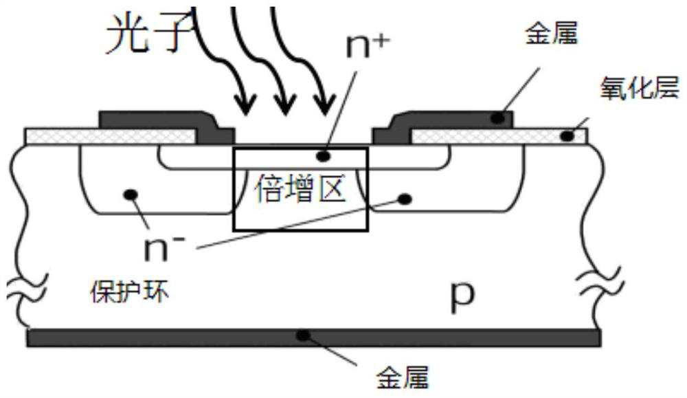 Monitoring device based on single-photon avalanche detector line-scan digital camera and speed measurement method