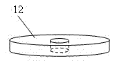 Hydraulic supporting body for direct tensile test device