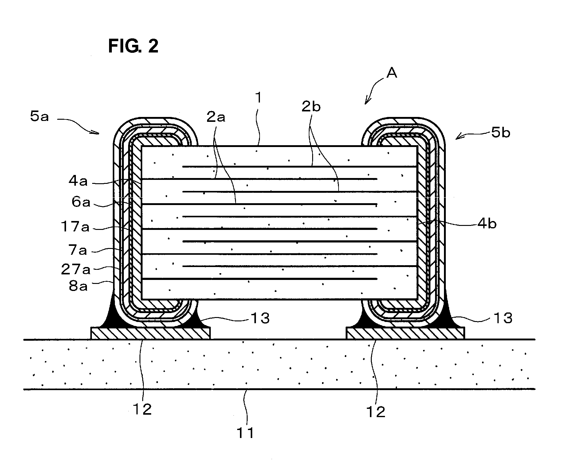 Electronic component, mounting structure of electronic component, and process for producing electronic component