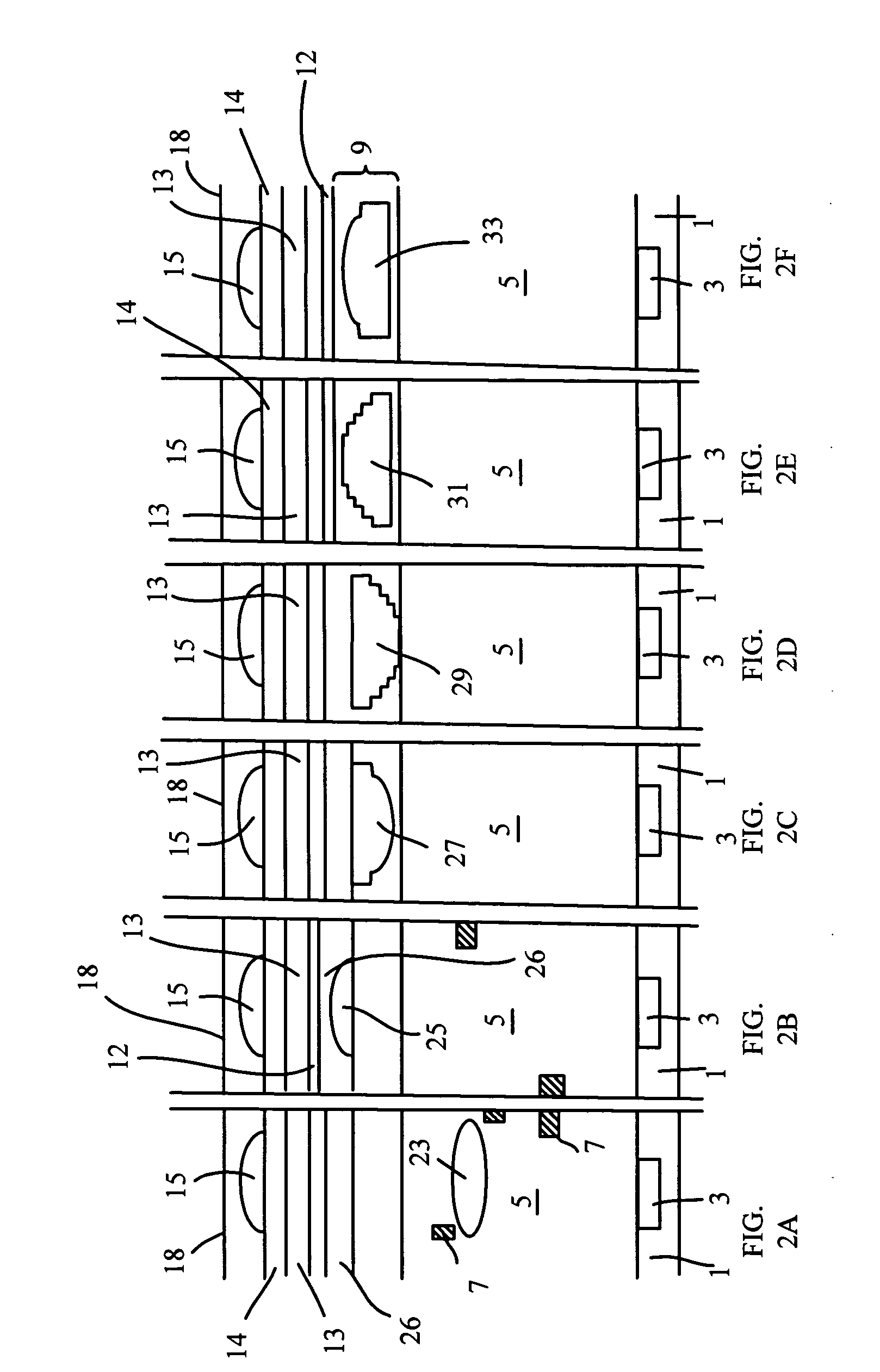 Lens structures suitable for use in image sensors and method for making the same